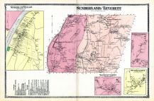 Sunderland, Leverett, Sunderland Village, Leverett Center, Leverett South, South Leverett, Leverett North, North Leverett, Franklin County 1871